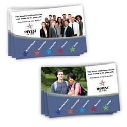 "Invest In You" Informational 4x6 Hand Flyers - Pack of 25